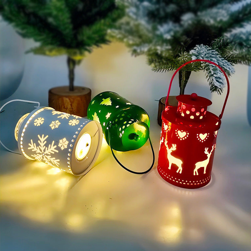 LED Christmas Candle Lantern Holiday Decoration
