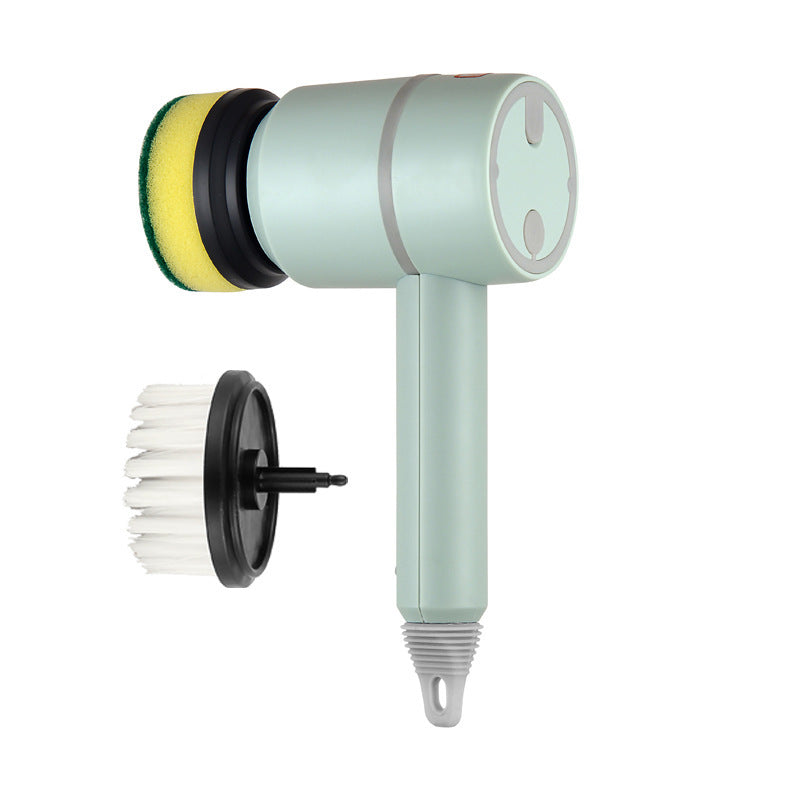 Electric 4-in-1 Rechargeable Cleaning Brush – Kitchen & Bathroom