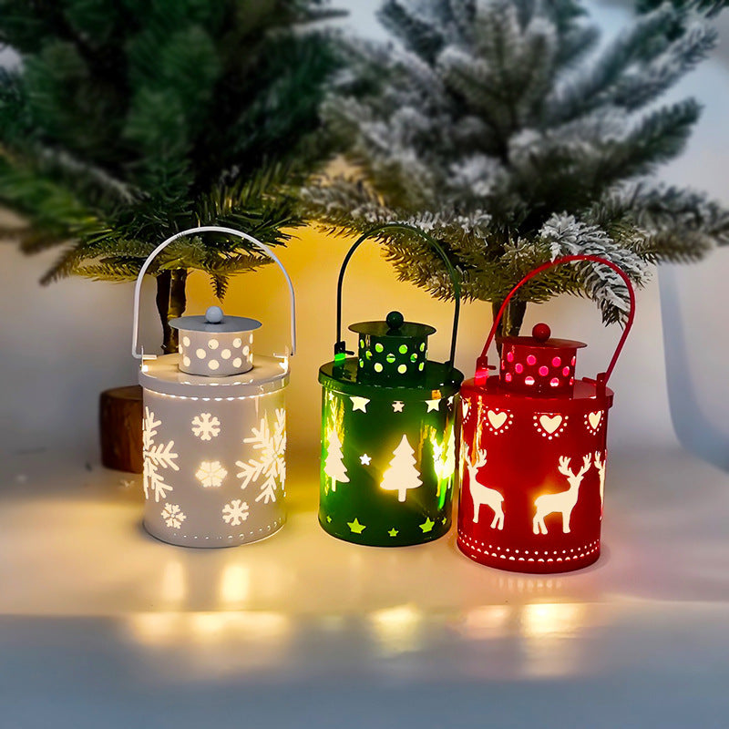 LED Christmas Candle Lantern Holiday Decoration
