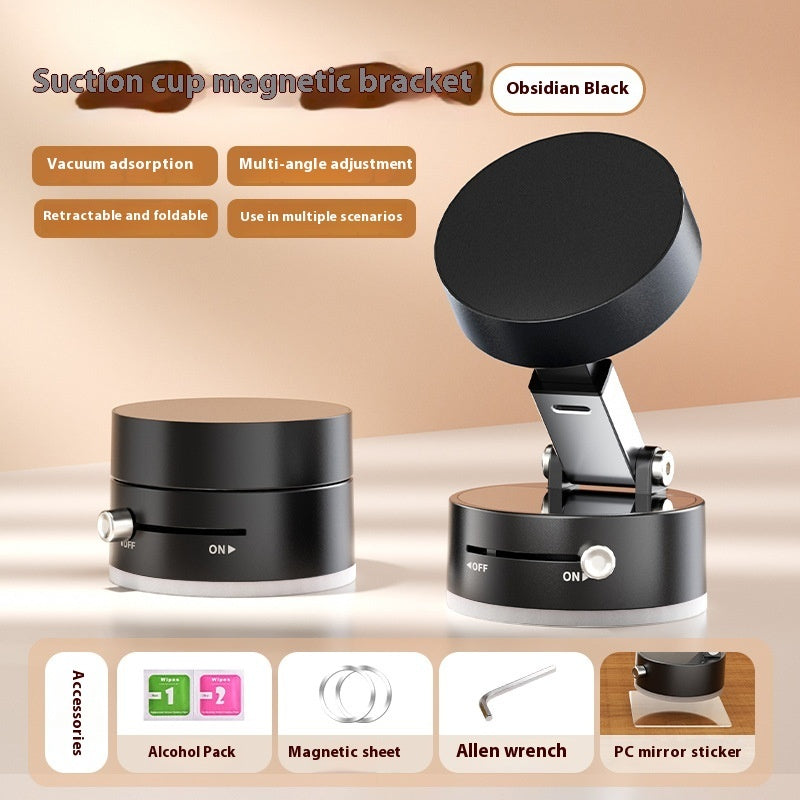 Foldable Magnetic Car Phone Holder – Suction Mount