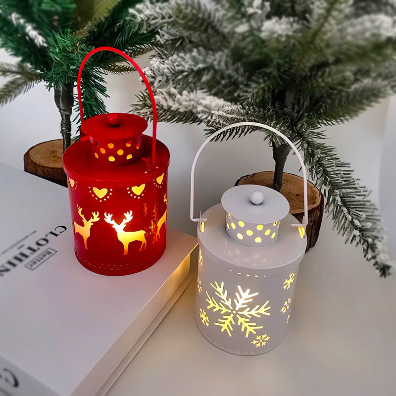 LED Christmas Candle Lantern Holiday Decoration